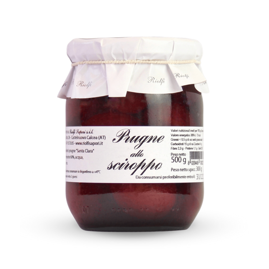 Plums with syrup 500g