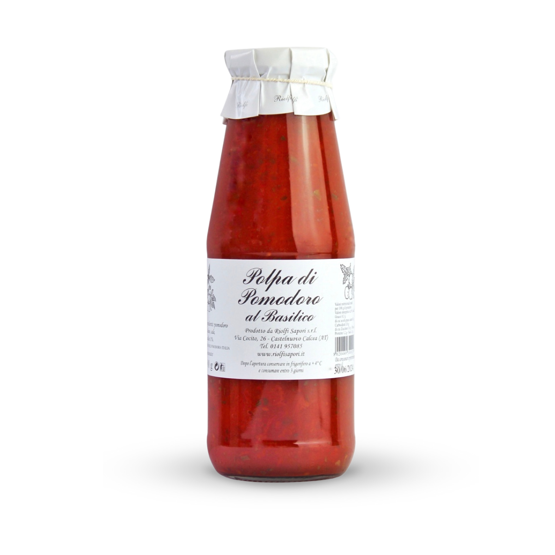 Pulpe de tomate au basilic 680 g