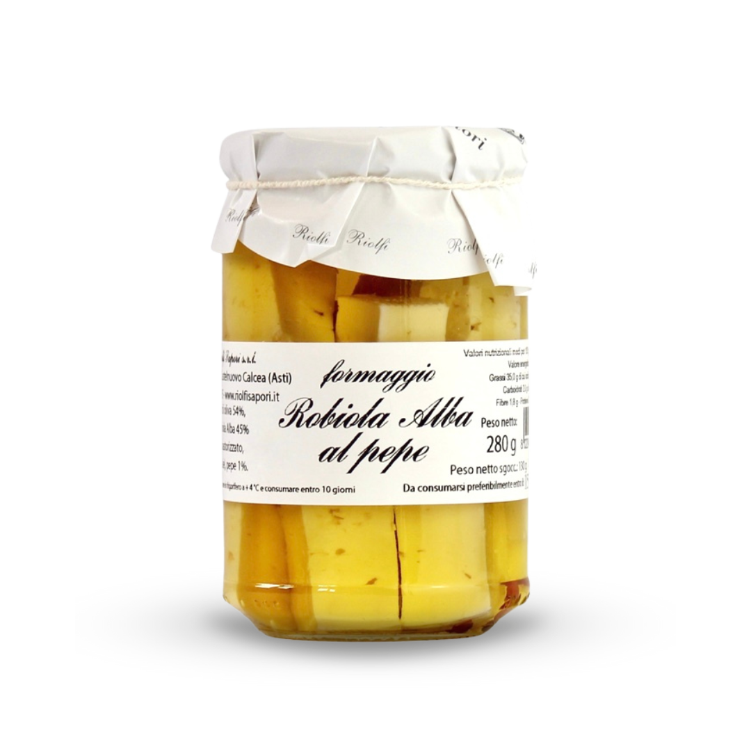 Robiola cheese in olive oil 280 g