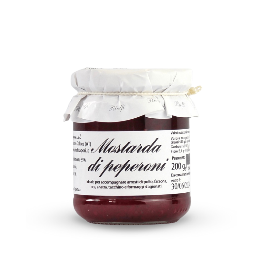Moutarde au poivron rouge 200 g