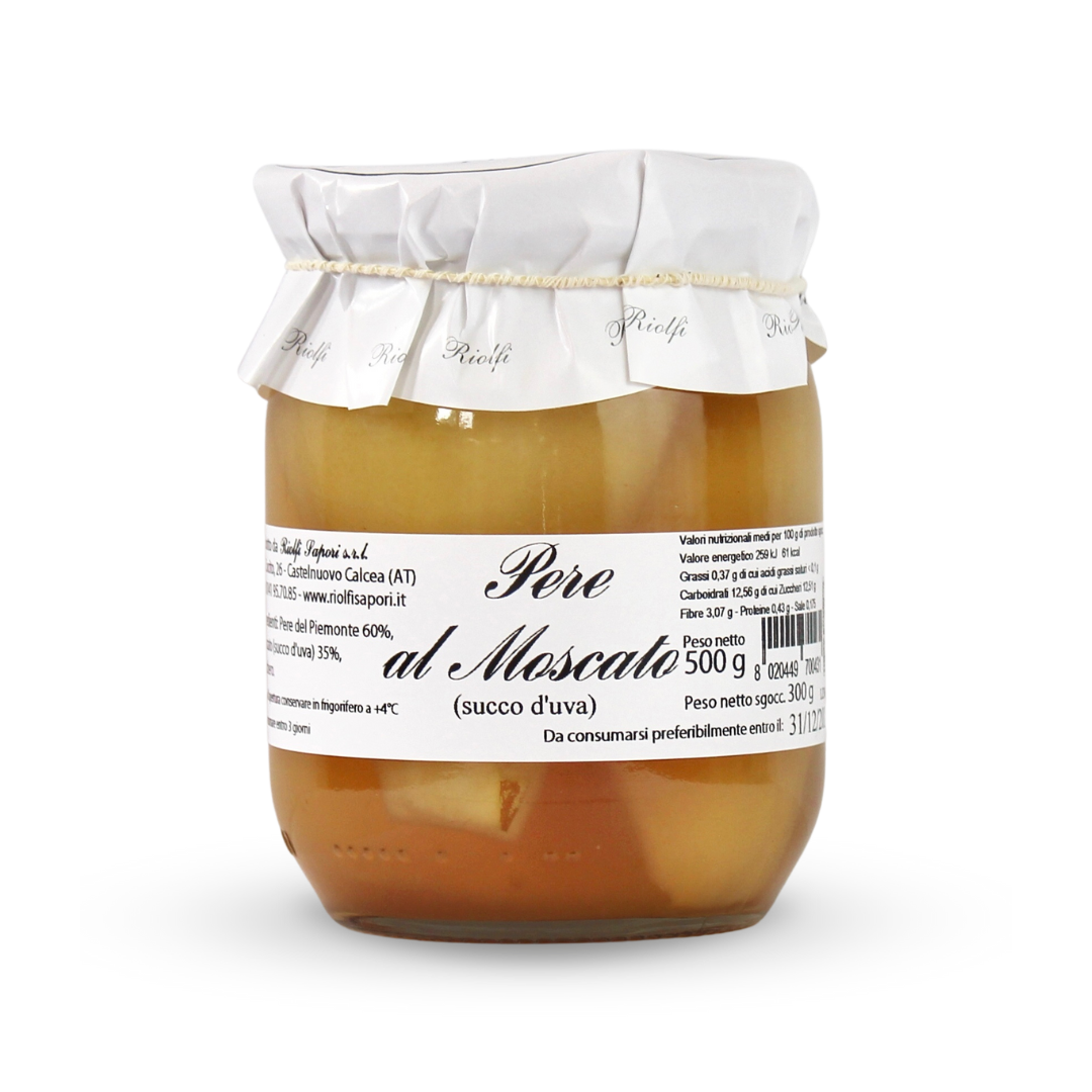 Birnen und Moscato 500 g