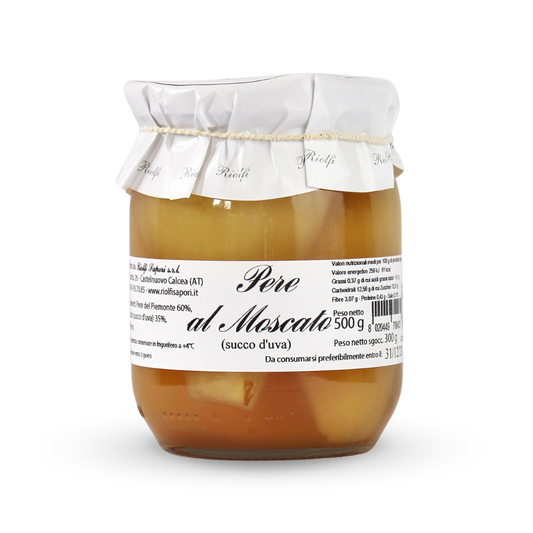 Pears with Moscato