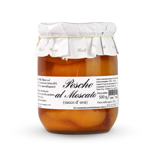 Peaches with Moscato