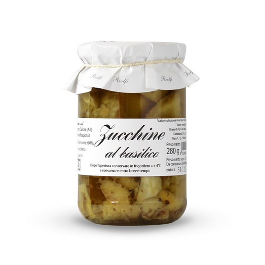 Courgettes au basilic 280 g