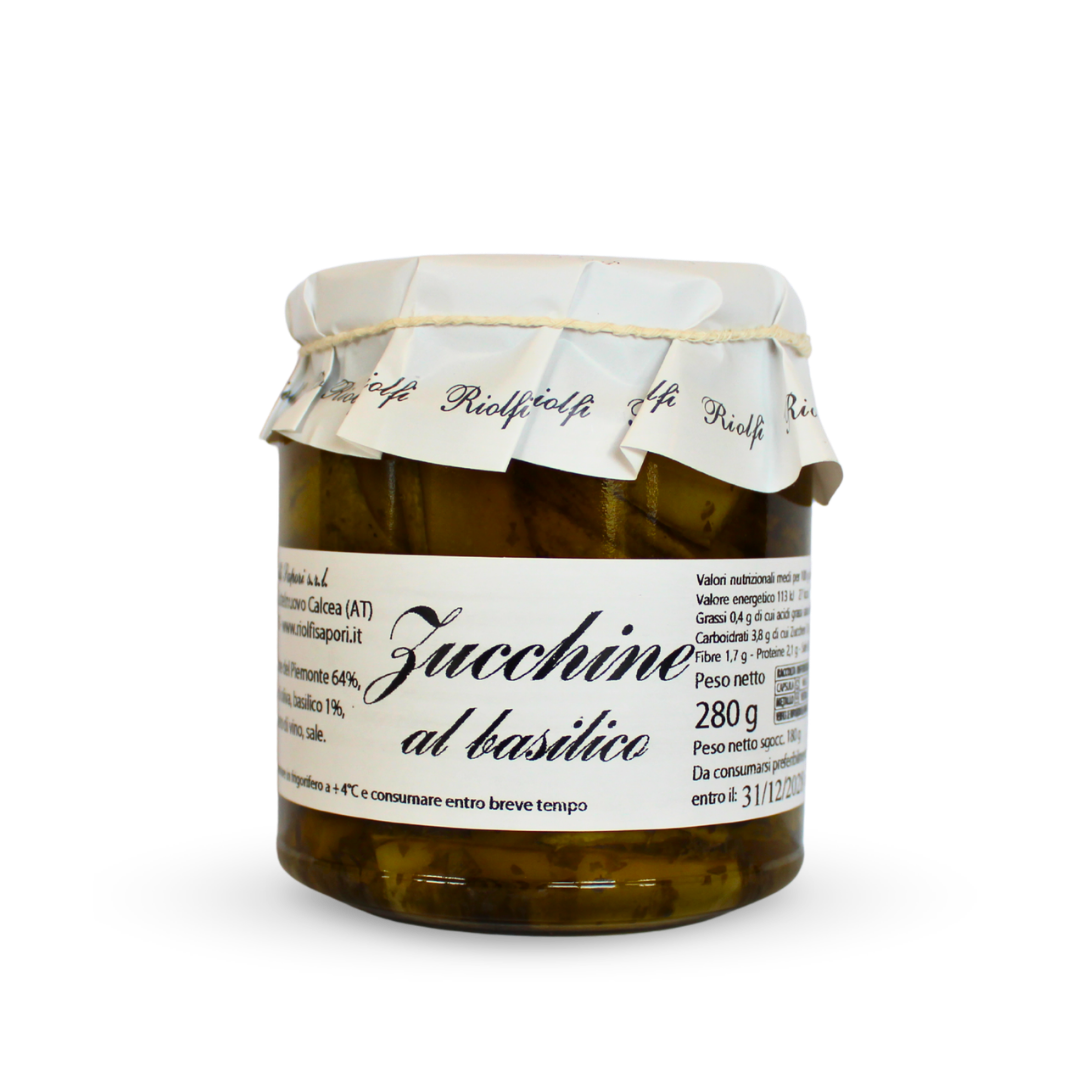 Zucchine al basilico 280 g