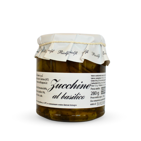 Zucchine al basilico 280 g