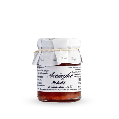 Acciughe in olio d'oliva