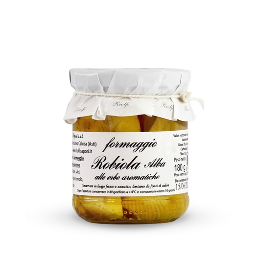 Robiola cheese with aromatic herbs 180 g
