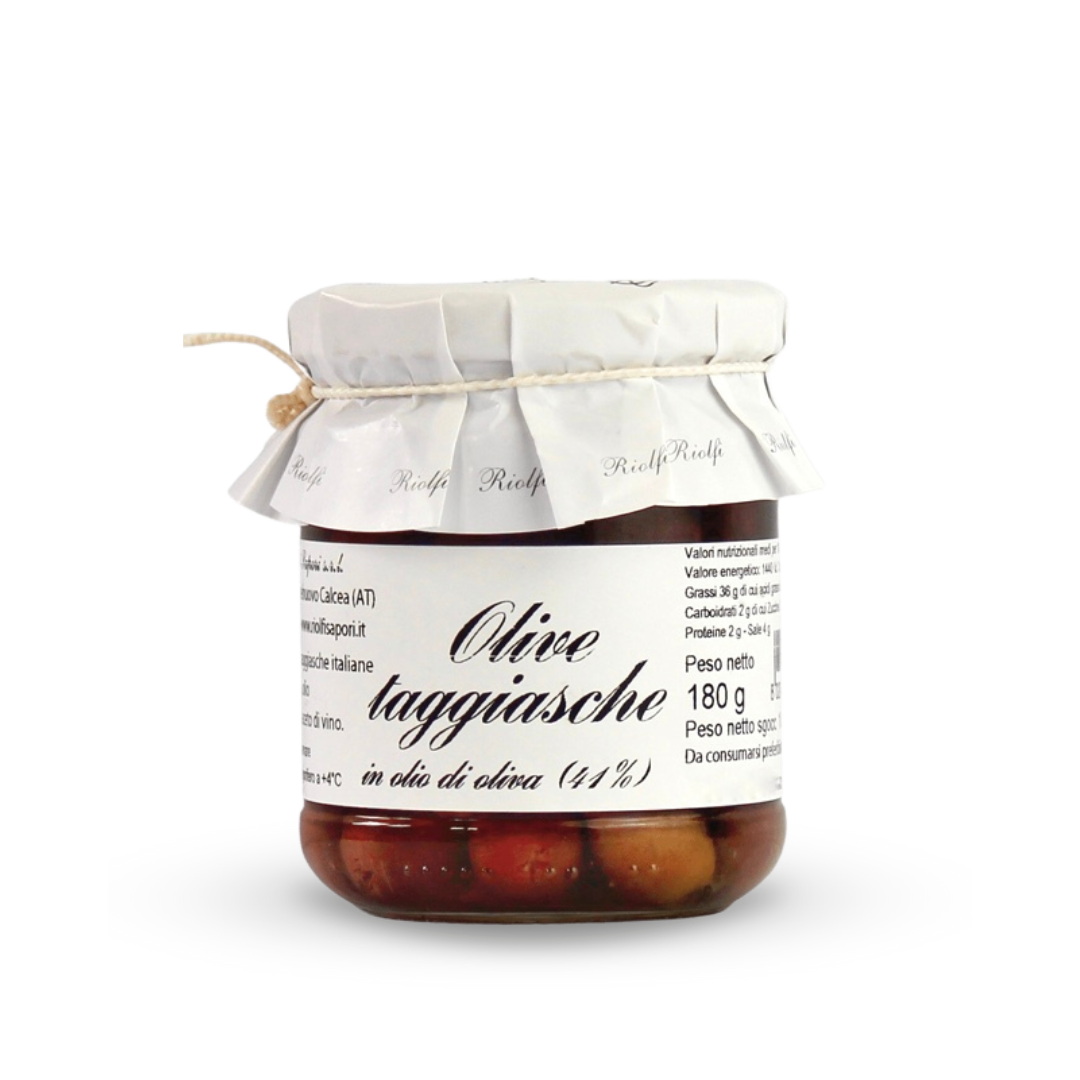 Taggiasche olives in olive oil 180 g