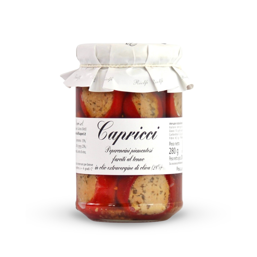 Capricci – mit Thunfisch gefüllte Chilischoten