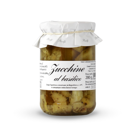 Zucchini mit Basilikum 280 g